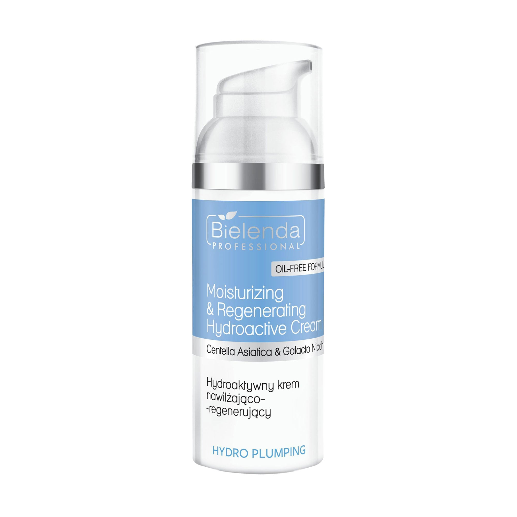 Зволожувальний та відновлювальний крем для обличчя Bielenda Professional Hydro Plumping Moisturizing &amp; Regenerating Hydroactive Cream, 50 мл